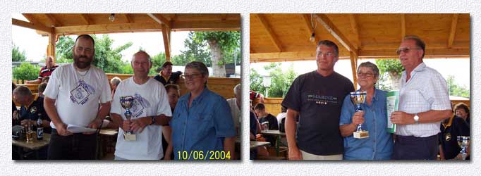 Regatta-Siegerehrung mit